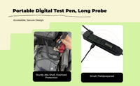 Digital Electric Test Pen, Multifunctional Automotive Circuit Tester, Electric Potential Testing Tool with Digital Display, Continuity Test, Car Electronic Repairs
