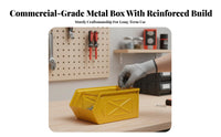 Handled Metal tool storage sturdyDuty Metal Tool carrier Rust Resistant for Home Office