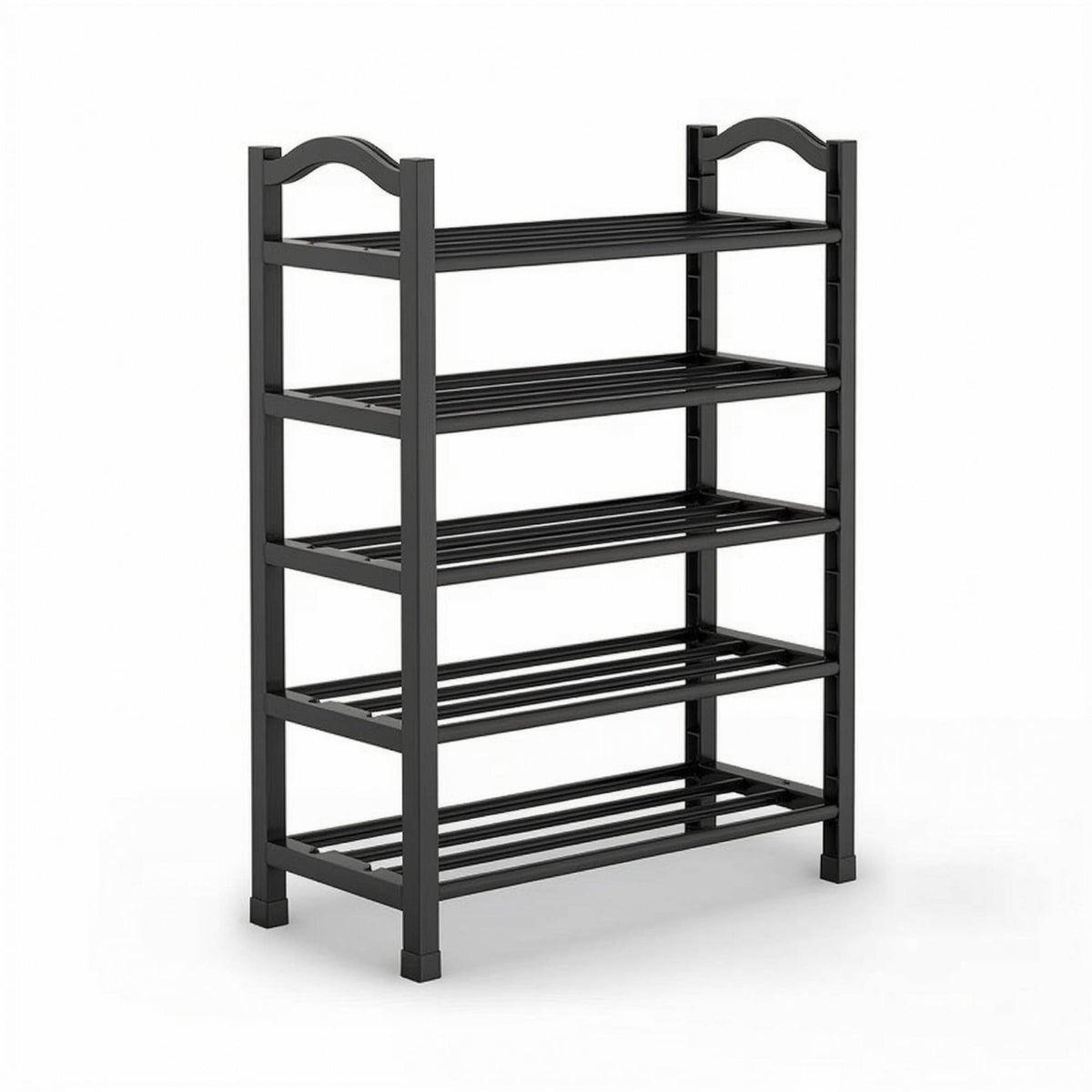 Metal Shoe Rack Narrow Freestanding Shoe Rack Sturdy for Hallway, Closet