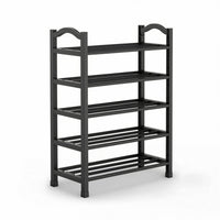 Metal Shoe Rack Narrow Freestanding Shoe Rack Sturdy for Hallway, Closet