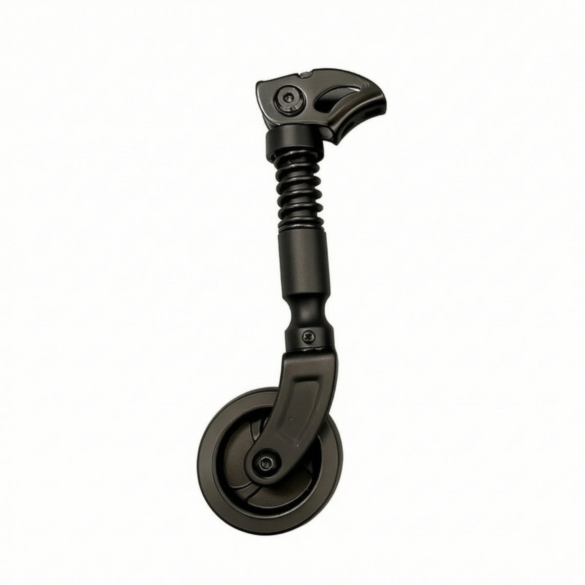 Folding Bike Push Wheel Compact Auxiliary Wheel with Spring Foldable for Commuters, Transit Stations, City Commuting