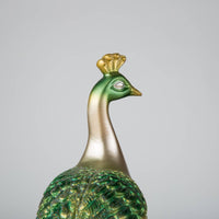 Peacock Vino Rack Ornate Peacock Vino Holder Eye-Catching for Home Bar