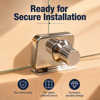glass door lock