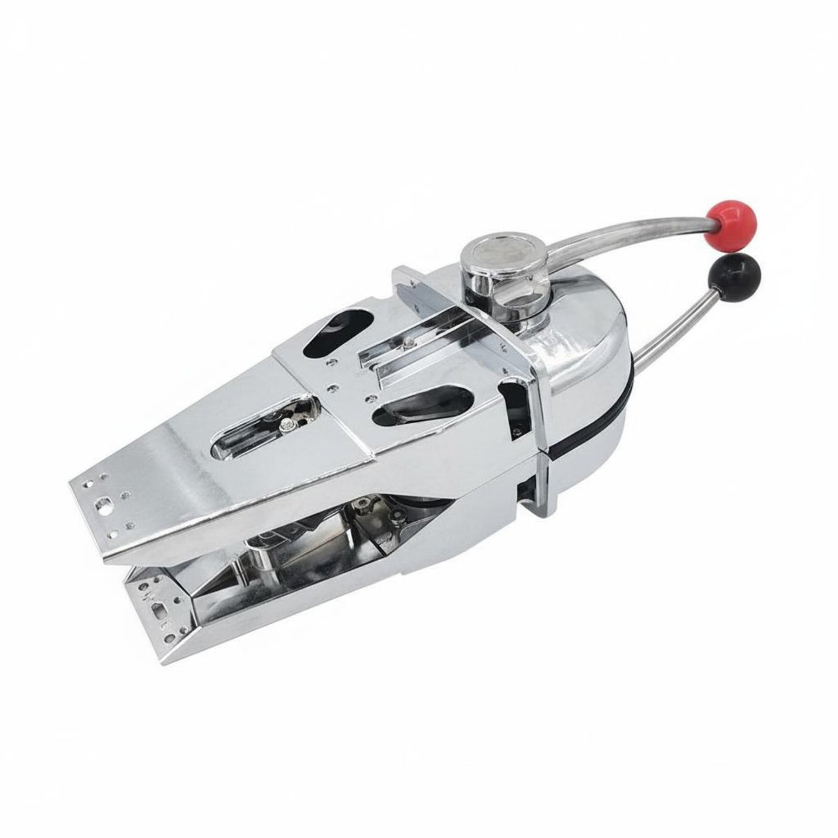 Zinc Alloy Body Dual Lever Throttle Control Embedded Mount Single Lever Throttle Control Heavy Duty for Boaters