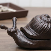 Storage Figurine Multi-Use Cast Iron Key Box Rustic Design for Garden, Desk