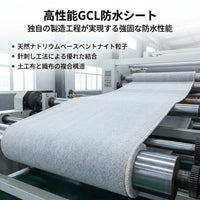 Geosynthetic Clay Liner Bentonite Liner Impermeable Sheet Dam Waterproof Sheet Landfill Impermeable Sheet 5000g