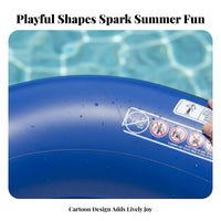 Portable Design 2 Person Pool Flotation Device Comfortable Inflatable Pool Raft Easy Inflation Floating Recliner Chair Multi-Purpose for Couples, Adults, Beach, Summer Vacation, Lake