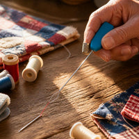 Automatic Needle Threader for Elderly, Universal Quick Threading Tool for Sewing Machines and Hand Sewing