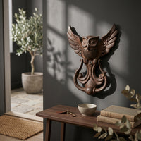 Cast Iron Owl Door Knocker Ornate Owl Door Knocker Long-Lasting