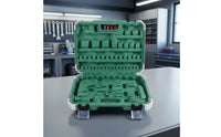 Tool Box with Metal Blow-Molded Empty Organizer Box Portable for DIYers