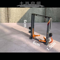 土豆模型1/64比例汽车龙门举升机龙门架双柱举升机模型