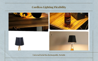 RGB LED bottle lamp, press control
