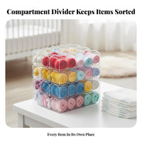 compartmentalized Storage Box Compartmentalized Drawer Organizer cleanable for Women, Students
