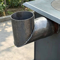 Heating Flue piping Elbow Steel 90 Degree Chimney Elbow Welded for Smoke Exhaust