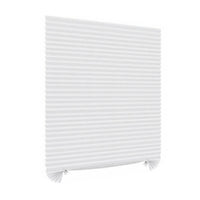 Pleated Blackout Shade Adjustable No Blinds Long-Lasting for Bedroom, Renters
