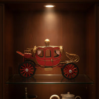 Regal Carriage Model Tabletop Vintage Carriage Model Industrial Stylistic Embellishment for Office