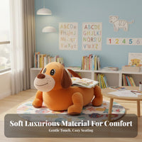 Soft and Comfortable Cuddly Creature Chair Sturdy Filling Stuffed Creature Chair Great Birthday Gift Toddler Character Armchair Non-Slip Bottom for Toddlers, Preschoolers, Kindergarten, Playroom, Nursery, Reading Nook