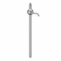 Drum Oil Extractor Metal Barrel Pump Silver Finish For