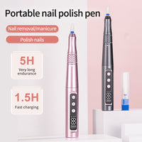 Electric Nail Drill, Cordless, Pen-Style, Portable