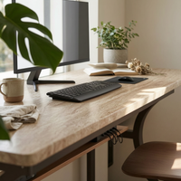 Desk with Pegboard Storage Perforated Panel Desk with Bookshelf Black Frame Office Furniture