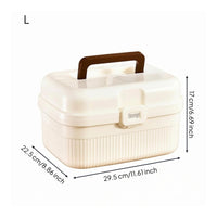 Portable Medicine Box Lidded Medicine Storage Box Sturdy