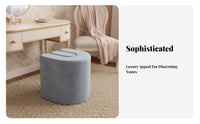 U-Shaped Vanity Stool Italian Minimalist Design Accent Seating Soft Padded Seat
