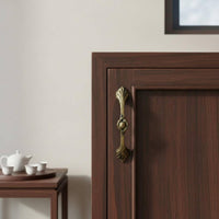 Cast Iron Door Handle Decorative Vintage Cabinet Pull Heavy Duty