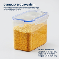 Food Storage Containers Airtight, Kitchen Storage Containers for Dry Goods Preservation, Eco-Conscio - Image 4