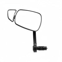 Expanded Field of View Adjustable Bike Rearview Mirror Sturdy and Long-Lasting Two-Wheeler Handlebar End Mirror for Cyclists, Commuters