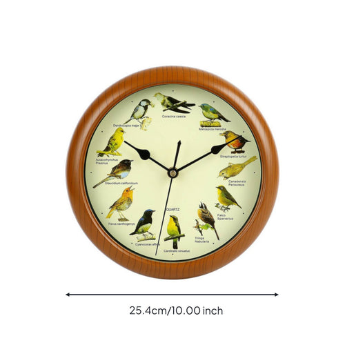 Hourly Chime Bird Clock Accurate Quartz Movement for Living Room, Classroom