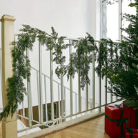 Artificial Christmas Pine Vine with Soft Rubber Needles