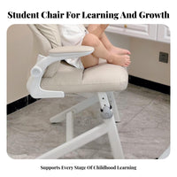 Adjustable Ergonomic children's Chair Posture Support kids' Furniture Stable Frame Soft Padded for Learning Space, Study Room