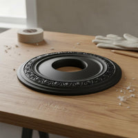 French Design Ceiling Plate Long-Lasting Plaster Look Lamp Medallion