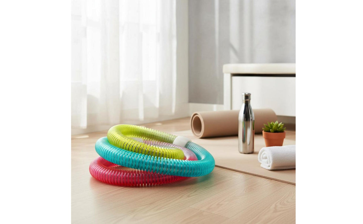 Painless Design Flex-Coil Hula Hoop for Women, Beginners, Home Gym