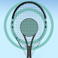 Precision Tennis Training Racket with Grip Tapes Lightweight Tennis Optimal Impact Point Zone Practice Aid Compact Sweetarea Training Racket for Beginners, Juniors