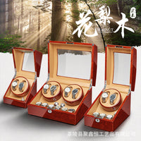 Watch Winder Box with Motor, Wooden Material, AU Plug, 6+7 Slots