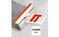 Mini Foldable Desktop Mop Space Saving Small Portable Sponge Cleaning Tool Replaceable Head Cleaning Tool for Washroom