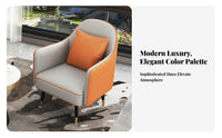 Curved Sectional Couch Luxurious Design Reception Sofa Minimalist Aesthetic Configurable for Office Managers, Homeowners