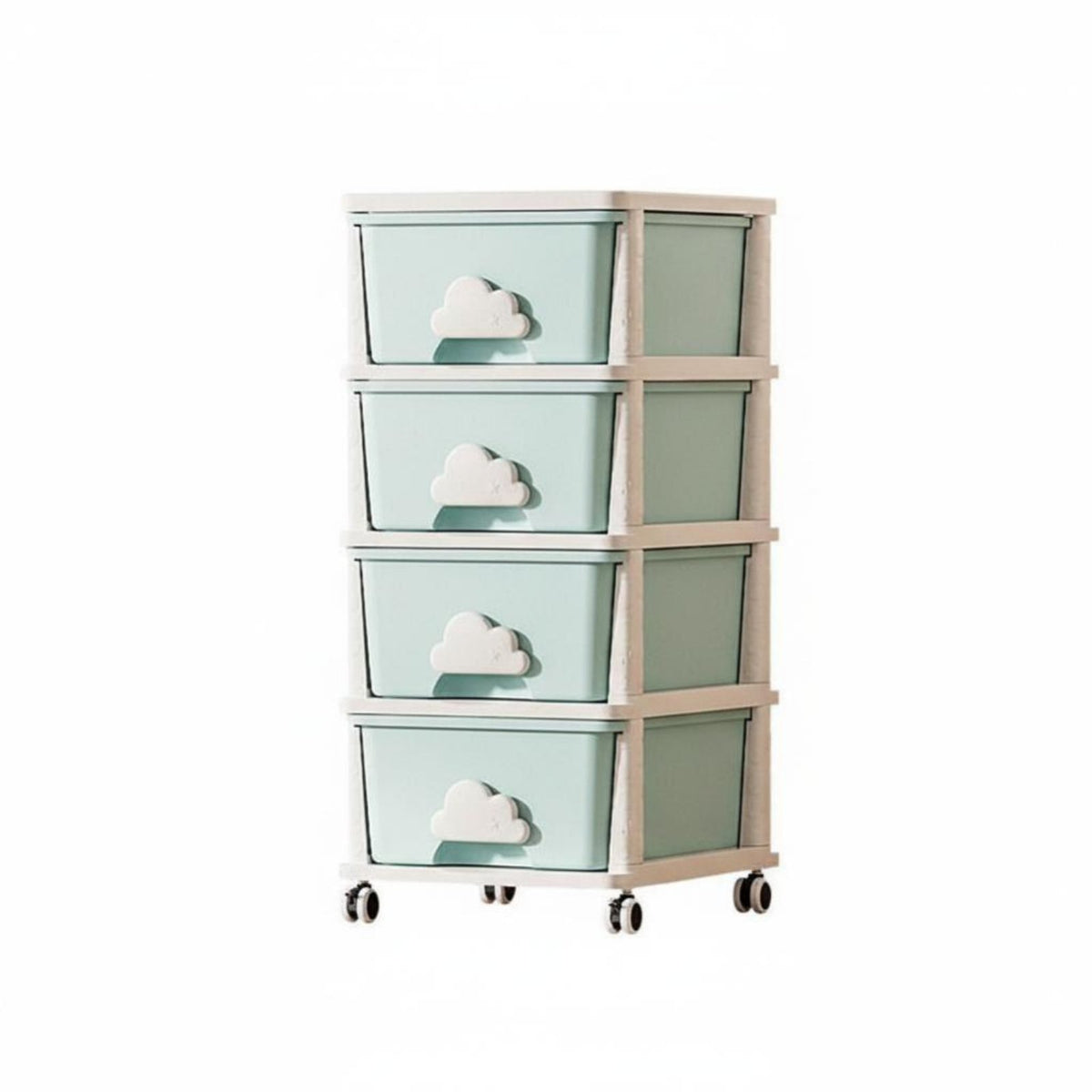 Rolling Toy Storage Carrier Large Capacity Drawer Unit Easy Assembly