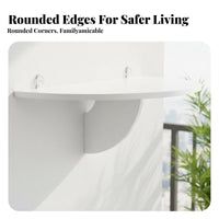 Semicircle Hanging Container on the vertical surfaceMounted Plant Holder adaptable for Renters