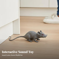 Scary prop authenticistic Rubber rodent replica soft texture authenticistic Model practical joke Gift practical joke Toy long-finaling for practical jokesters, Adults, Party Hosts, practical jokes, Halloween Parties, Classroom, Office