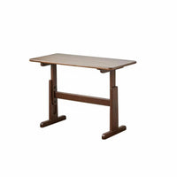 Solid Wood Height-Adjustable kids' Desk Grows with Child children's Furniture Ergonomic Writing Table Rounded Corners for Students, Teenagers, Toddlers, Bedroom, Study Room, Home, Playroom