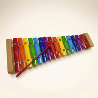 Clear Note Markings Xylophone with Mallets Wooden Xylophone with Mallet Stable Metallophone Long-Lasting for Classroom