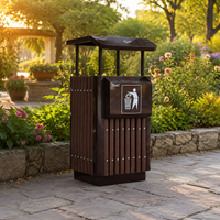 outdoor waste bin
