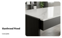 Extendable Nightstand Desk Modern Aesthetic Bedroom Furniture Multi-Functional Space-Saving for Apartment Dwellers