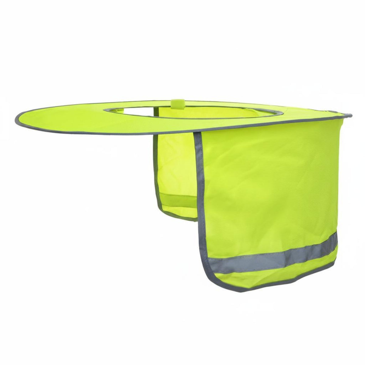 High Visibility Construction Hat Sun Flap Breathable Mesh Hard Hat Sun Shade Lightweight Helmet Neck Shade for Sanitation Workers, Landscapers