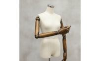 Wooden Mannequin Arm with Hand Detachable Articulated Mannequin Arm with Hand Multi-Angle for Fashion Studios