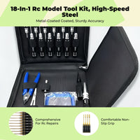 precise Screwdriver Set, RC Model Tool Kit, High-Speed Steel, Chromium Coated, Magnetized, Multi-Spec, Suitable for Repairing RC Cars, Drones, Helicopters, and Mecha miniature.