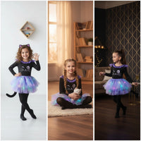 Cat Costume Layered Cat Costume Tulle for Girls, Kids, Halloween
