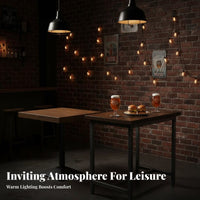 Metal Frame Booth Sofa Camping Themed Industrial Design Dining Set Firm Foam Cushions Faux Leather Armchair for Bar Owners, Eatery, Lounge